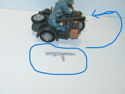 Britains mitrailleuse mg - mitrailleuse,