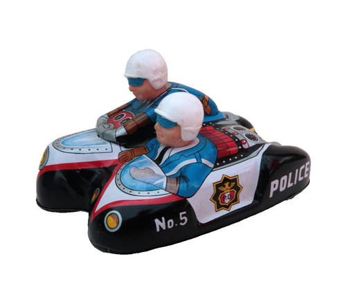 Joli moto police sidecar - police, 13cm